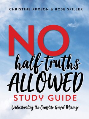 cover image of No Half-Truths Allowed Study Guide